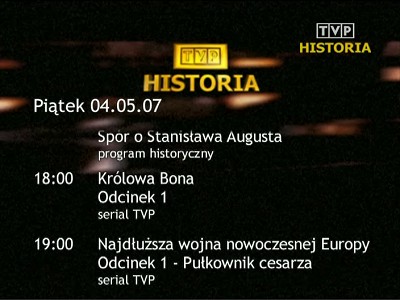 TVP Historia (Hot Bird 13G - 13.0°E)